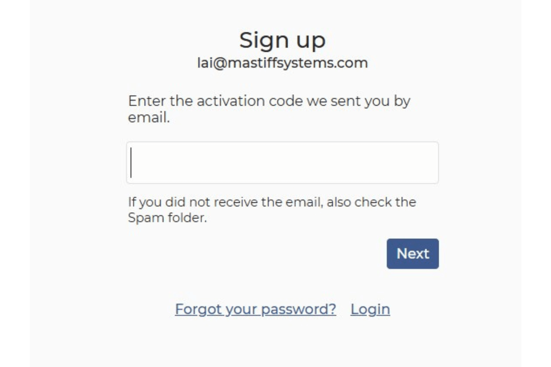 Optional Title Sign up